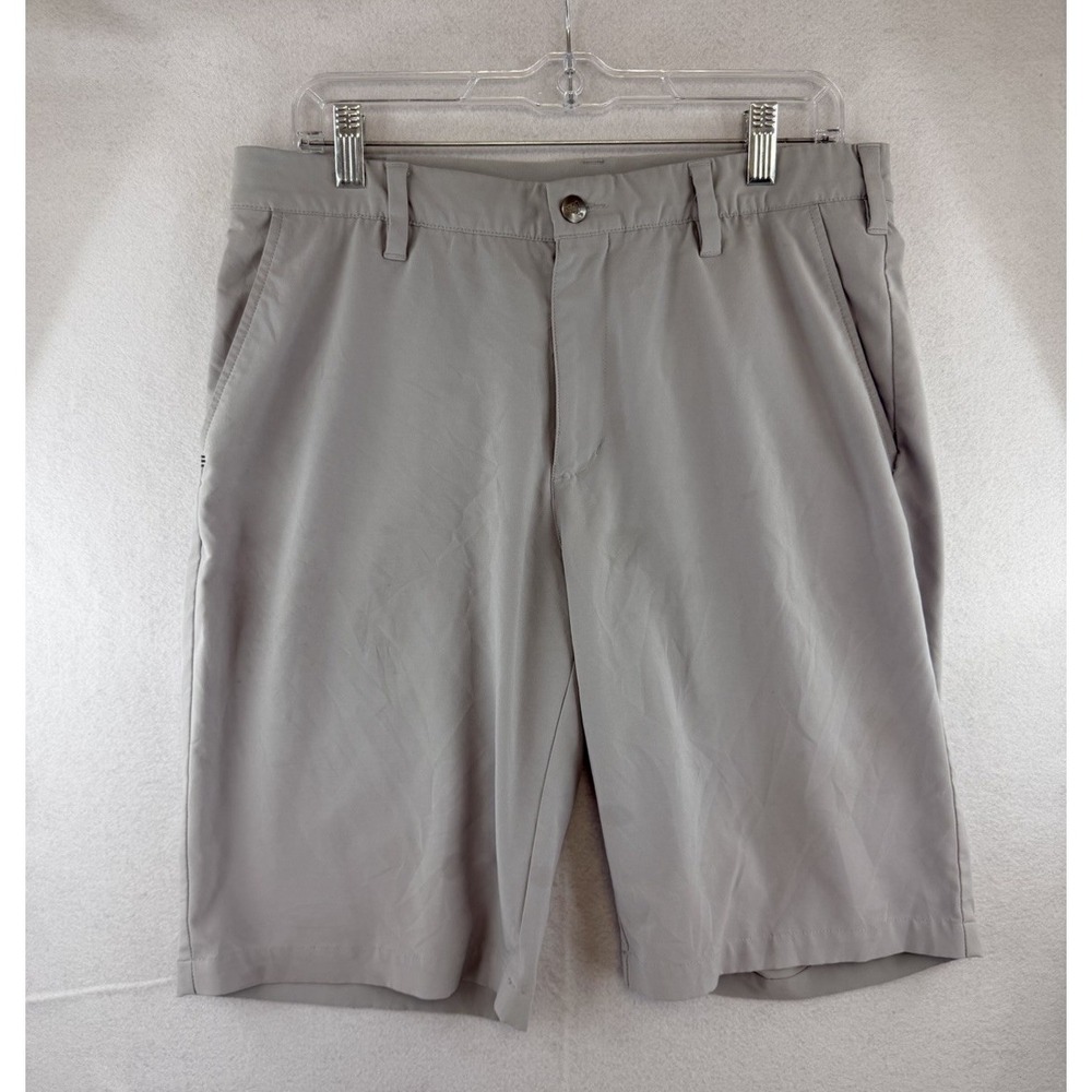 Adidas‎ Ultimate 365 Golf Shorts Men Size 32 Gray 939011, 10" Inseam, 2 Spots